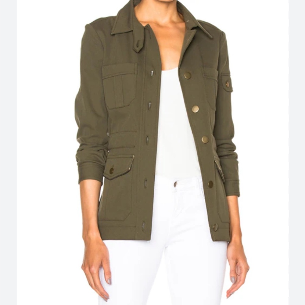 Veronica Beard Green Army Jacket